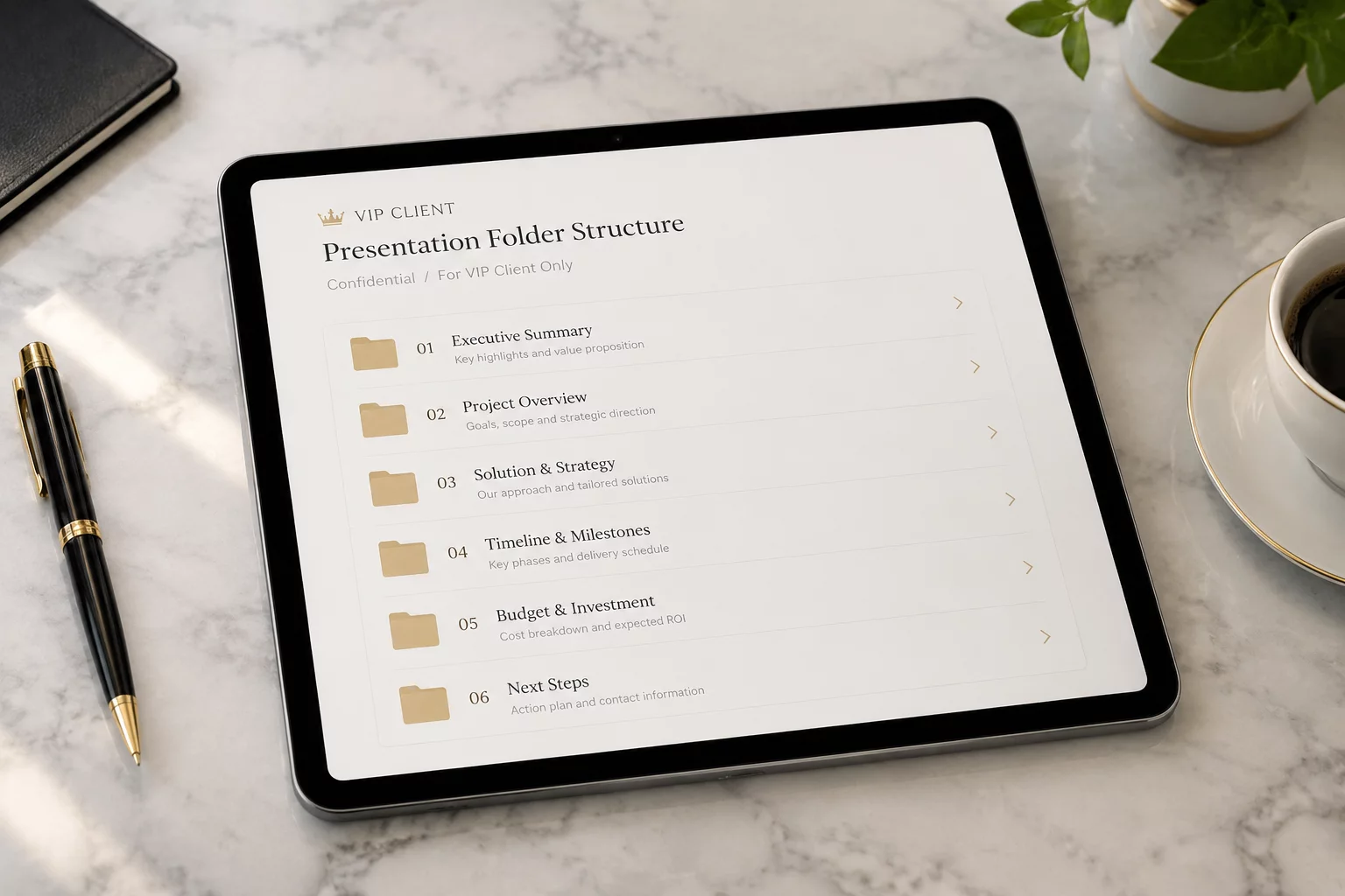 Managing Client Facing Folders