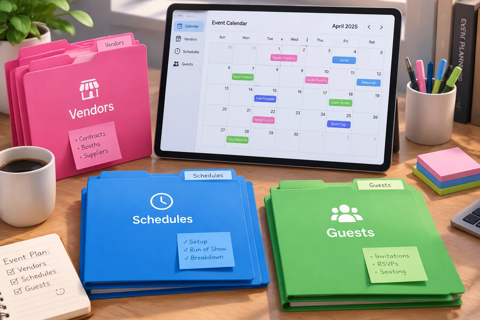 Event Planning Blueprint diagram