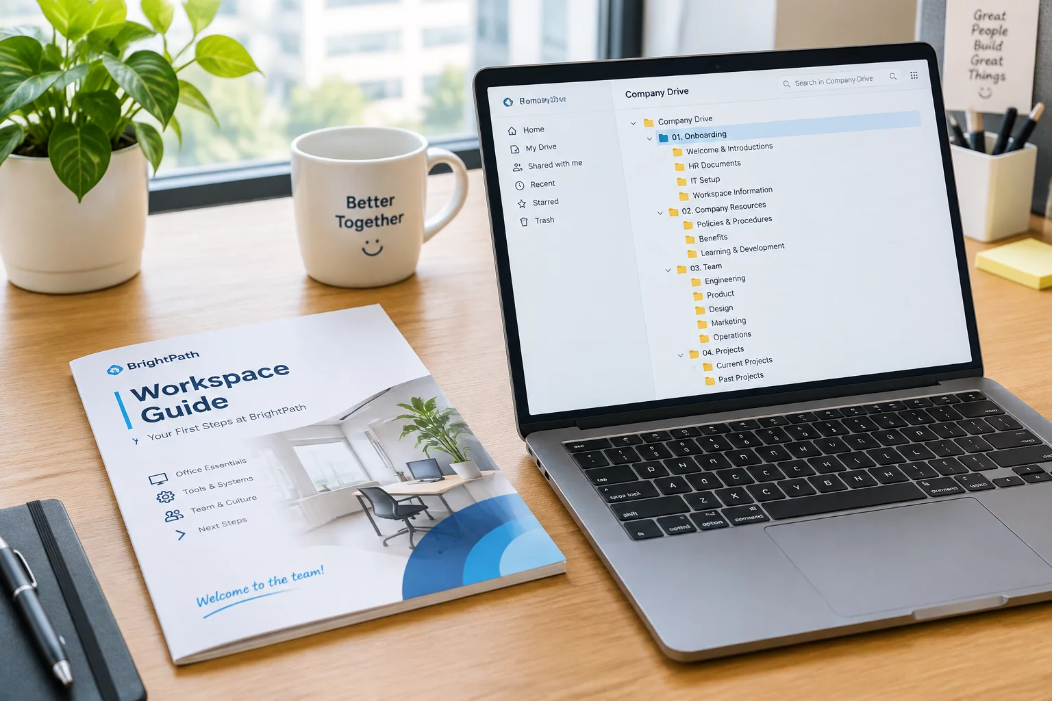 Onboarding New Team Members to Folders